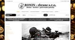 Desktop Screenshot of eshop.ronin.sk