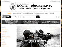Tablet Screenshot of eshop.ronin.sk